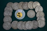 (20) 1944-P Walking Liberty Silver Half Dollars