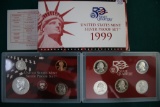 1999 Silver U.S. Mint Proof Set w/State Quarters