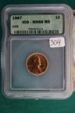 1967 Lincoln Memorial Cent