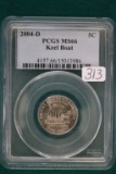 2004-D Keel Boat 5 Cent Nickel