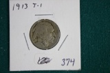 1913 Buffalo Indian Head Nickel - Type 1