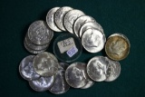 (20) 1965 Kennedy Silver Half Dollars