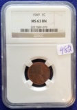 1949 Graded Cent