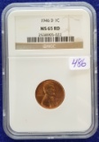 1946-D Graded Cent
