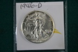 1946-D Walking Liberty Silver Half Dollar