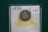 1889 Silver Seated Dime