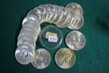 (20) 1960-P Franklin Silver Half Dollars