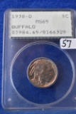 1938-D Buffalo Nickel