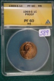 1969-S Graded Lincoln Cent Proof