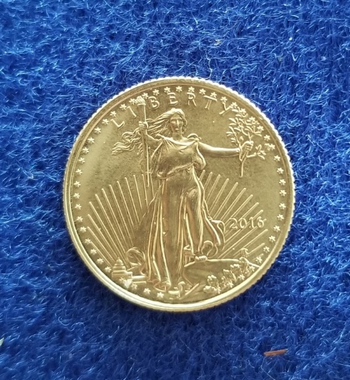 2016 $5.00 Liberty Gold Coin