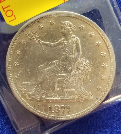 1877 Trade Dollar XF