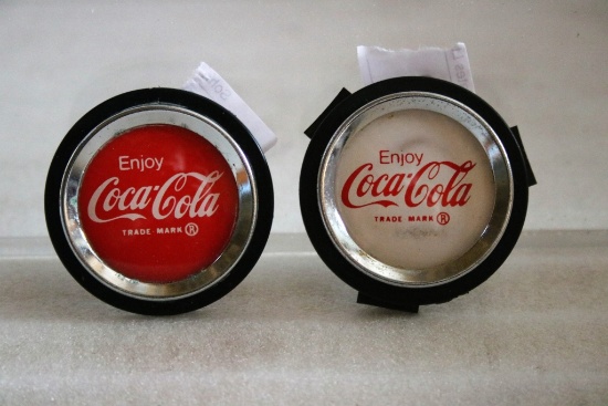 2 Coca Cola Vending Machine 2 1/4" Badges