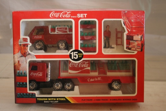 Buddy L Coca Cola Delivery Truck Set