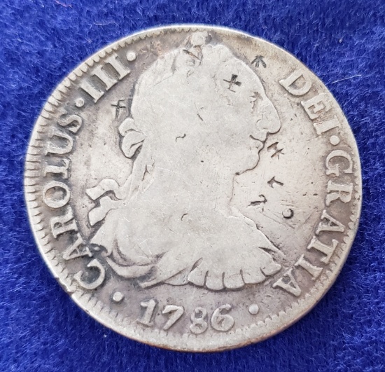 1786 Pillar Silver Dollar