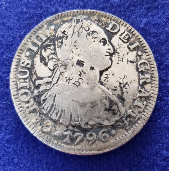 1796 Pillar Silver Dollar