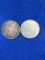 (2) Morgan Silver Dollars