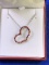 Genuine Ganret Heart Necklace