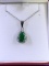 Pear Cut Emerald Dinner Necklace