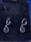 Pear Cut Amethyst Earrings