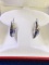 Black and White Diamond Dinner Earrings