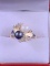 14kt Double Pearl Estate Ring