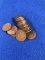 (25) Indian Head Pennies