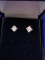 Large Diamond Solitaire Earrings
