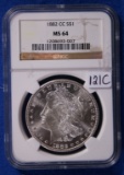 1882-CC Silver NGC MS65 Carson City Morgan Coin