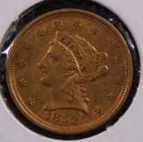 1852 Gold Liberty Head US Quarter Eagle $2.1/2 Coin