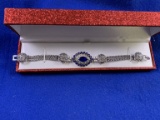 Large Sapphire Estate Bracelet