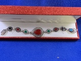 9ct Gemstone Bracelet