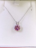Pink Sapphire Dinner Necklace