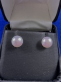 18kt Pearl Earrings