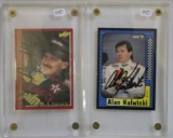 2 Signed Nascar Cards