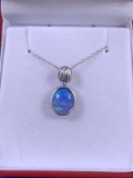 Black Opal Estate Necklace