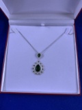 8.86ct Emerald Cartier Style Necklace