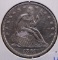 1861 Silver Seated Half Dollar Coin