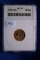 1909 AU50 Gold Indian Head $2.50 Coin