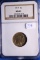 1917 MS63, NGC Buffalo Indian Head Nickel 5C