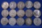 15- Silver Half Dollar Coins