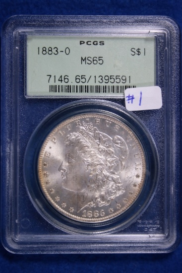 1883-O MS65, PCGS Morgan Silver Dollar