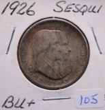 1926 Sequicentennial Silver Half Dollar