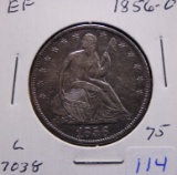 1856-O Silver Seated Half Dollar Coin