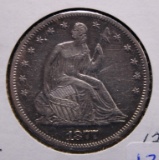 1877-S Silver Seated Half Dollar Coin