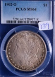 1902-O MS64, PCGS Silver Morgan Dollar Coin