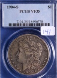 1904-S VF35, PCGS Silver Morgan Dollar Coin
