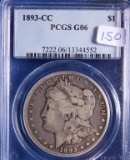 1893-CC GO6 PCGS Carson City Silver Morgan Dollar