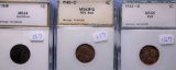3- Lincoln Cents