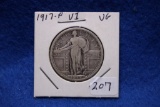 1917 Type I, Standing Liberty Silver Quarter