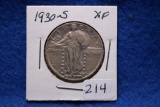 1930-S Standing Liberty Silver Quarter